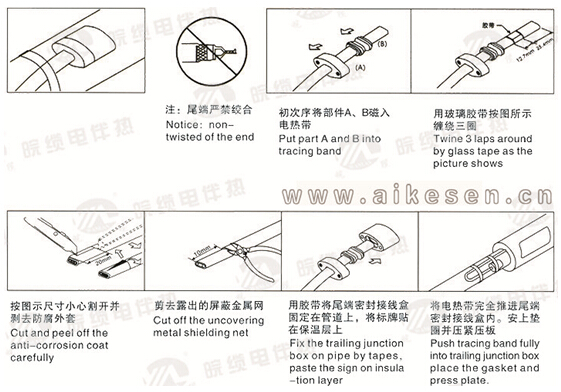 防爆電伴熱帶正確安裝方式